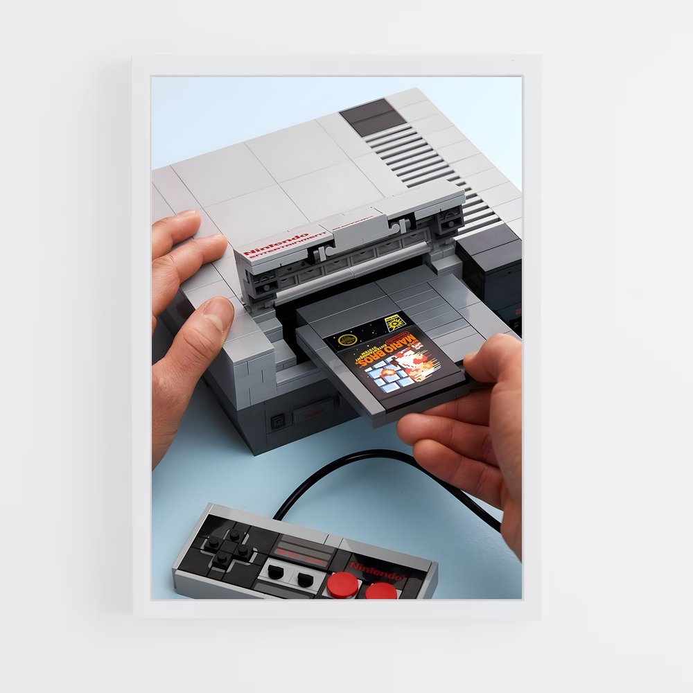 Poster Playtime Nostalgia – affiche Consoles (vue 3)